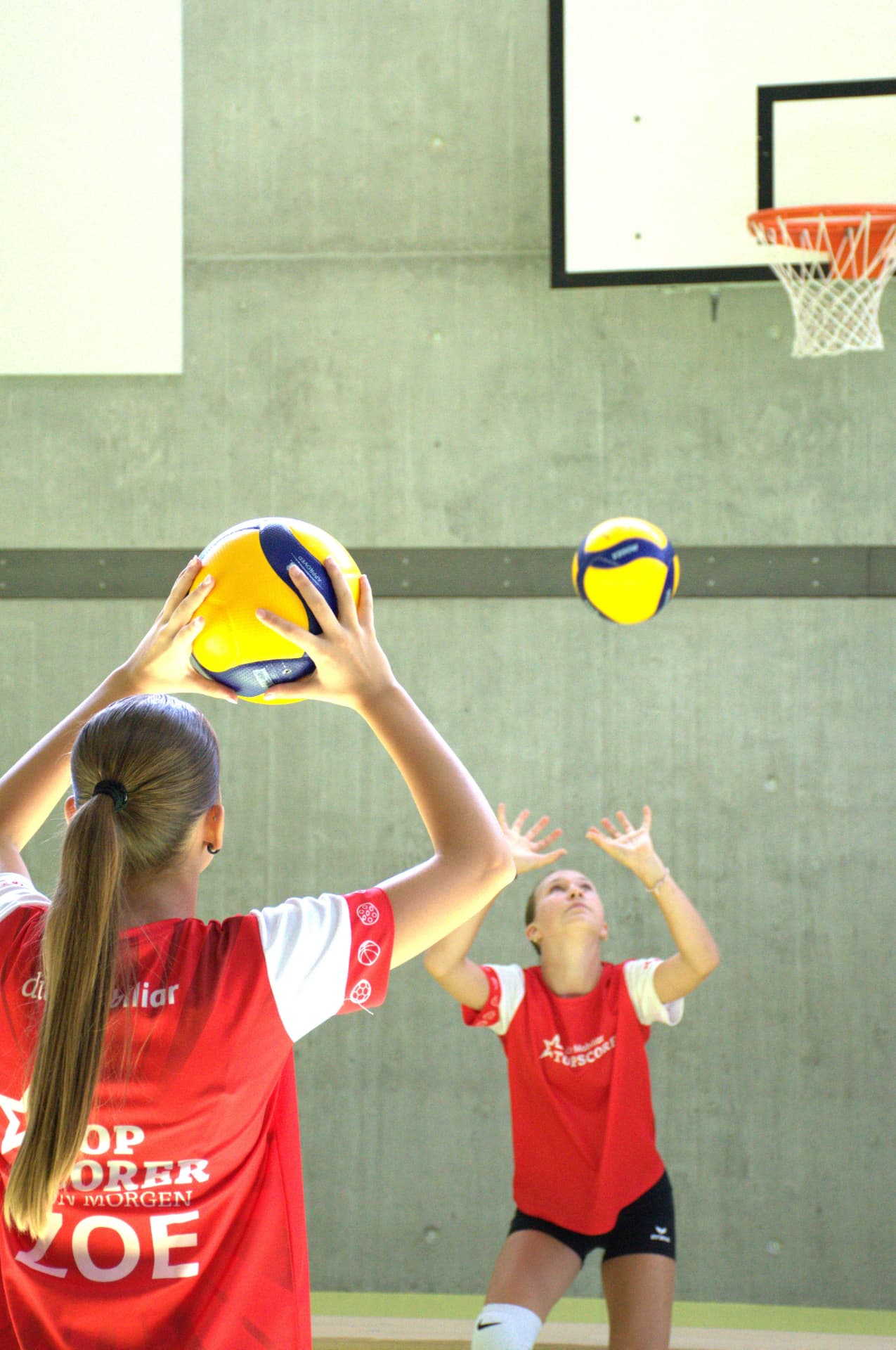 Zuspiel-Training im VolleyLab
