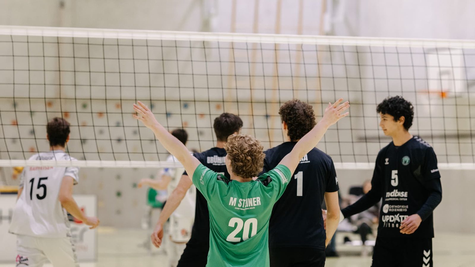 Spielszene des STV St.Gallen Volleyball